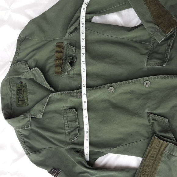 Tripp NYC Man Daang Goodman Sz S Green Military Utility Jacket - Picture 9 of 17